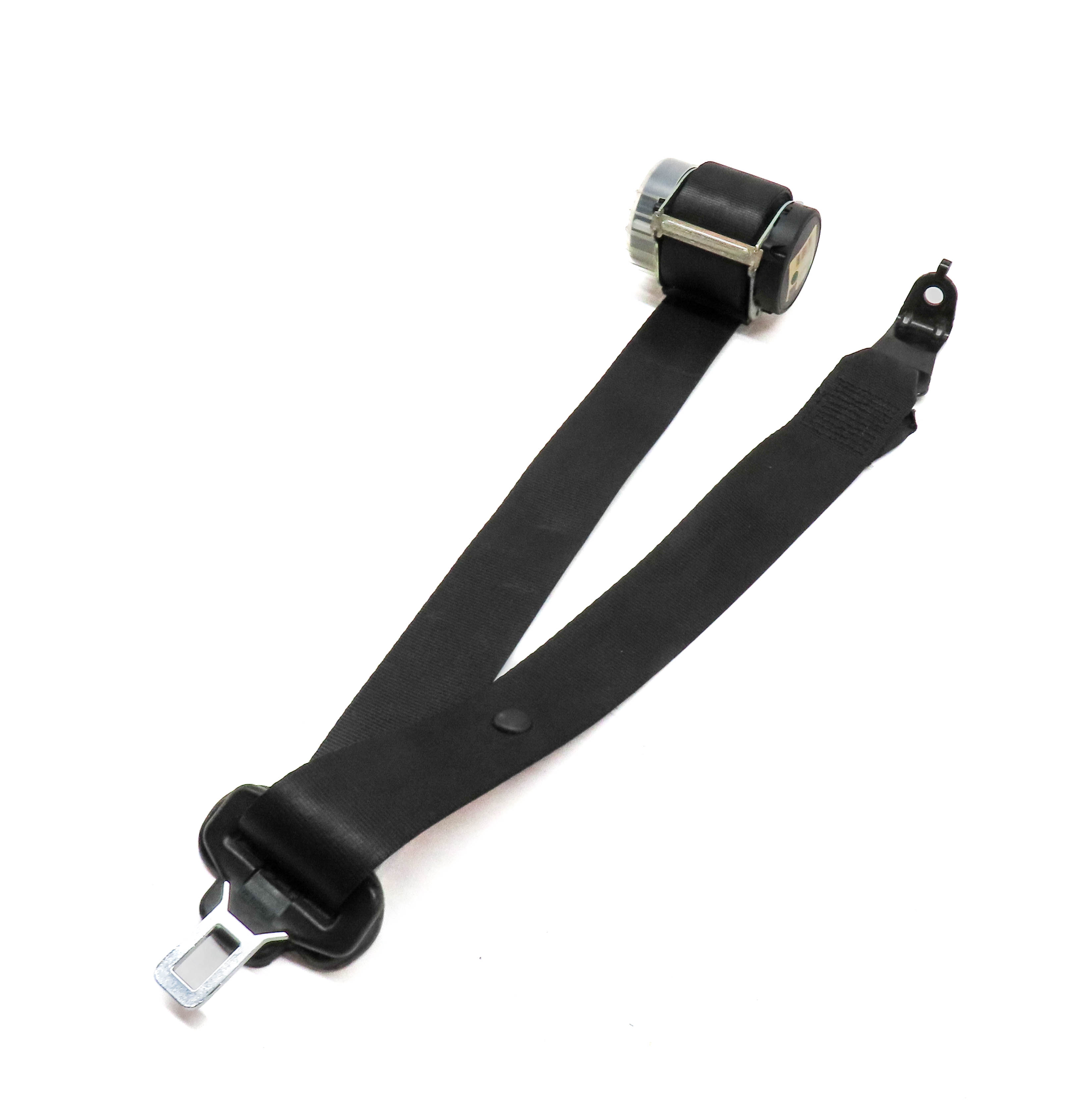 2008 RANGE ROVER SPORT L320 REAR RIGHT 2nd ROW SEAT SEATBELT RETRACTOR (Black) — exact item pictured